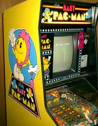 Midway's Baby Pac-Man - sideart