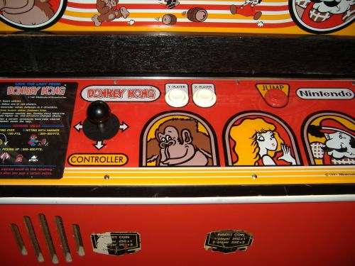 Donkey Kong Control Panel