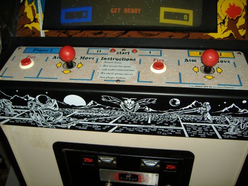 Wizard of Wor - reproduction control panel